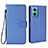 Coque Portefeuille Livre Cuir Etui Clapet BY1 pour Xiaomi Redmi 11 Prime 5G Bleu