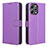 Coque Portefeuille Livre Cuir Etui Clapet BY1 pour Xiaomi Redmi 12 4G Violet