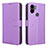 Coque Portefeuille Livre Cuir Etui Clapet BY1 pour Xiaomi Redmi A1 Plus Violet