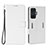 Coque Portefeuille Livre Cuir Etui Clapet BY1 pour Xiaomi Redmi K50 Gaming 5G Blanc