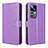 Coque Portefeuille Livre Cuir Etui Clapet BY1 pour Xiaomi Redmi K50 Ultra 5G Violet