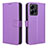 Coque Portefeuille Livre Cuir Etui Clapet BY1 pour Xiaomi Redmi Note 12 4G Violet