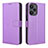 Coque Portefeuille Livre Cuir Etui Clapet BY1 pour Xiaomi Redmi Note 12 Turbo 5G Violet