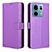 Coque Portefeuille Livre Cuir Etui Clapet BY1 pour Xiaomi Redmi Note 13 Pro 5G Violet