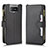 Coque Portefeuille Livre Cuir Etui Clapet BY2 pour Asus ZenFone 8 Flip ZS672KS Noir