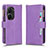 Coque Portefeuille Livre Cuir Etui Clapet BY2 pour Asus Zenfone 9 Violet