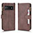 Coque Portefeuille Livre Cuir Etui Clapet BY2 pour Google Pixel 6a 5G Marron