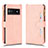 Coque Portefeuille Livre Cuir Etui Clapet BY2 pour Google Pixel 6a 5G Or Rose