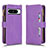 Coque Portefeuille Livre Cuir Etui Clapet BY2 pour Google Pixel 8 Pro 5G Violet