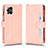 Coque Portefeuille Livre Cuir Etui Clapet BY2 pour Oppo Find X3 Pro 5G Or Rose