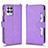 Coque Portefeuille Livre Cuir Etui Clapet BY2 pour Realme 8i Violet