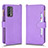 Coque Portefeuille Livre Cuir Etui Clapet BY2 pour Realme GT Master 5G Violet