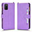Coque Portefeuille Livre Cuir Etui Clapet BY2 pour Samsung Galaxy A02s Violet