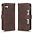 Coque Portefeuille Livre Cuir Etui Clapet BY2 pour Samsung Galaxy A04 4G Marron