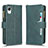 Coque Portefeuille Livre Cuir Etui Clapet BY2 pour Samsung Galaxy A23 5G SC-56C Vert