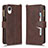 Coque Portefeuille Livre Cuir Etui Clapet BY2 pour Samsung Galaxy A23e 5G Marron