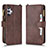 Coque Portefeuille Livre Cuir Etui Clapet BY2 pour Samsung Galaxy A32 4G Marron