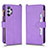 Coque Portefeuille Livre Cuir Etui Clapet BY2 pour Samsung Galaxy A32 4G Violet