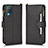 Coque Portefeuille Livre Cuir Etui Clapet BY2 pour Samsung Galaxy F12 Noir