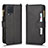 Coque Portefeuille Livre Cuir Etui Clapet BY2 pour Samsung Galaxy F22 4G Noir
