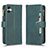 Coque Portefeuille Livre Cuir Etui Clapet BY2 pour Samsung Galaxy M04 Vert