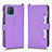 Coque Portefeuille Livre Cuir Etui Clapet BY2 pour Samsung Galaxy M12 Violet