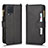 Coque Portefeuille Livre Cuir Etui Clapet BY2 pour Samsung Galaxy M22 4G Noir