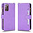 Coque Portefeuille Livre Cuir Etui Clapet BY2 pour Samsung Galaxy Note 20 Ultra 5G Violet