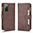 Coque Portefeuille Livre Cuir Etui Clapet BY2 pour Samsung Galaxy S20 FE (2022) 5G Marron