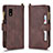 Coque Portefeuille Livre Cuir Etui Clapet BY2 pour Sharp Aquos wish Marron