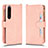 Coque Portefeuille Livre Cuir Etui Clapet BY2 pour Sony Xperia 1 IV Or Rose