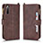 Coque Portefeuille Livre Cuir Etui Clapet BY2 pour Sony Xperia 10 II Marron