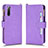 Coque Portefeuille Livre Cuir Etui Clapet BY2 pour Sony Xperia 10 II Violet