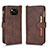 Coque Portefeuille Livre Cuir Etui Clapet BY2 pour Xiaomi Poco X3 NFC Marron