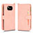 Coque Portefeuille Livre Cuir Etui Clapet BY2 pour Xiaomi Poco X3 NFC Or Rose