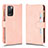 Coque Portefeuille Livre Cuir Etui Clapet BY2 pour Xiaomi Redmi 10 (2022) Or Rose