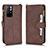 Coque Portefeuille Livre Cuir Etui Clapet BY2 pour Xiaomi Redmi Note 11 5G Marron