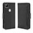 Coque Portefeuille Livre Cuir Etui Clapet BY3 pour Google Pixel 4a Noir