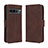 Coque Portefeuille Livre Cuir Etui Clapet BY3 pour Google Pixel 8 Pro 5G Marron