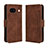 Coque Portefeuille Livre Cuir Etui Clapet BY3 pour Google Pixel 8a 5G Marron