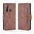 Coque Portefeuille Livre Cuir Etui Clapet BY3 pour HTC U20 5G Marron