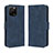 Coque Portefeuille Livre Cuir Etui Clapet BY3 pour Huawei Enjoy 50z Bleu