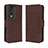 Coque Portefeuille Livre Cuir Etui Clapet BY3 pour Huawei Honor 80 GT 5G Marron