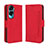 Coque Portefeuille Livre Cuir Etui Clapet BY3 pour Huawei Honor 90 Lite 5G Rouge