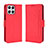 Coque Portefeuille Livre Cuir Etui Clapet BY3 pour Huawei Honor X8 4G Rouge