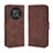 Coque Portefeuille Livre Cuir Etui Clapet BY3 pour Huawei Honor X9 5G Marron