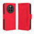 Coque Portefeuille Livre Cuir Etui Clapet BY3 pour Huawei Mate 50 Rouge