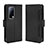 Coque Portefeuille Livre Cuir Etui Clapet BY3 pour Huawei Mate X2 Noir