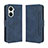 Coque Portefeuille Livre Cuir Etui Clapet BY3 pour Huawei Nova 10 SE Bleu