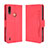 Coque Portefeuille Livre Cuir Etui Clapet BY3 pour Motorola Moto E7 Power Rouge